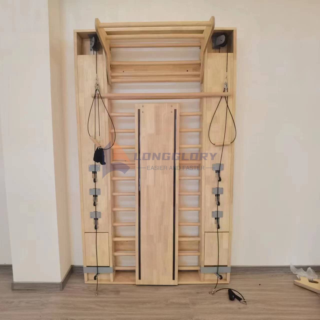 บันไดสวีเดนติดผนังชั้นวาง